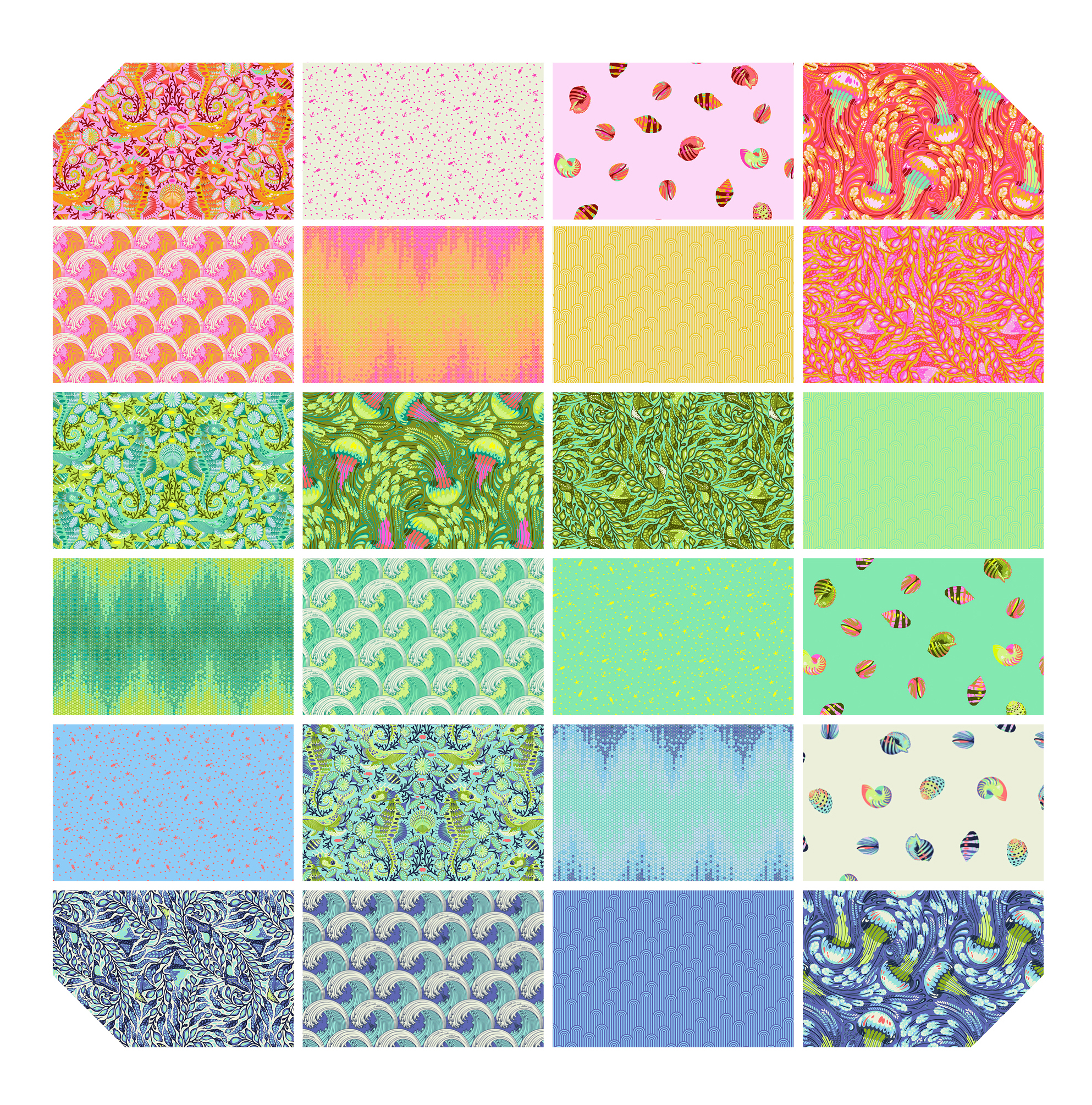 Tula Pink Zuma Fabric – Fat Quarter Bundle