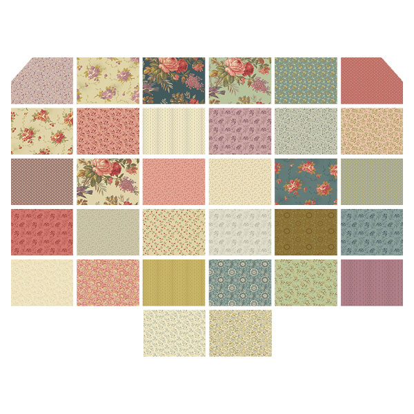 Edyta Satar Bed of Roses Fat Quarter Bundle