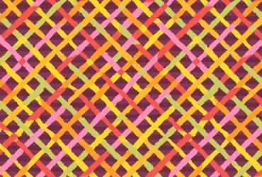 KAFFE FASSETT 2018 FALL MAD PLAID MAROON YARDAGE