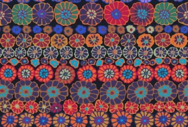 KAFFE FASSETT FALL 2018 ROW FLOWERS Dark YARD