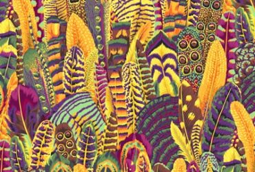 KAFFE FASSETT FALL 2018 Feathers Gold YARDAGE