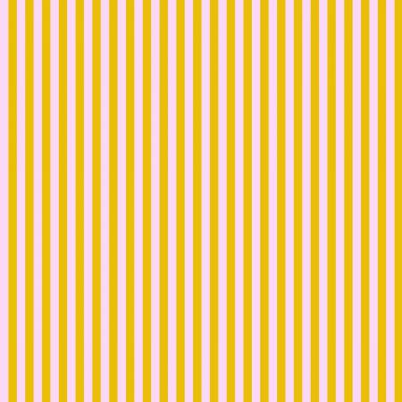 TULA PINK TENT STRIPE MARIGOLD YARDAGE