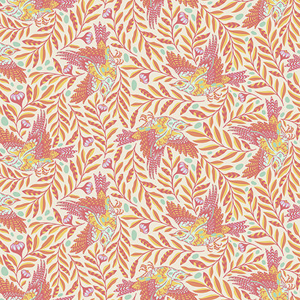 SUNKISS RE-TWEET PWTP099.SUNKI FROM SPIRIT ANIMAL BY TULA PINK FOR FREE SPIRIT FABRICS