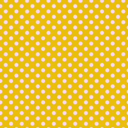 TULA PINK POM POM DOTS Marigold YARDAGE