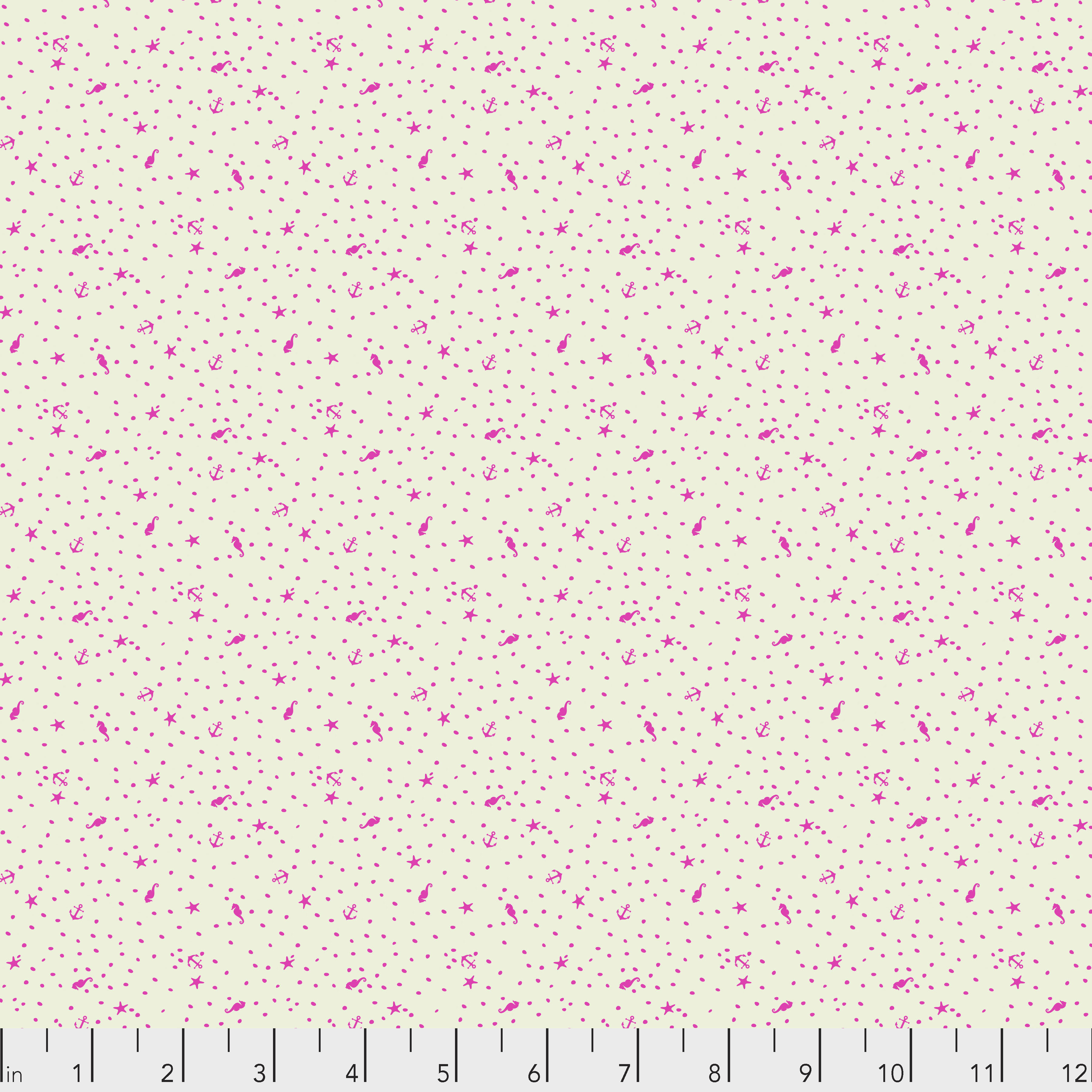 TULA PINK ZUMA Glitter Litter Glowfish YARDAGE