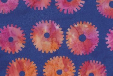 Kaffe Fassett Artisan Saw Circles Royal batik