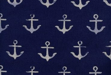 S.S. Bluebird Canvas – Anchor – Navy