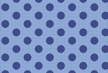 Tilda Medium Dots – Denim Blue